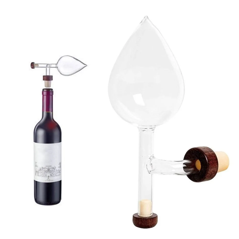 Elegant Peach-Shaped Quick Wine Decanter and Aerator Spout