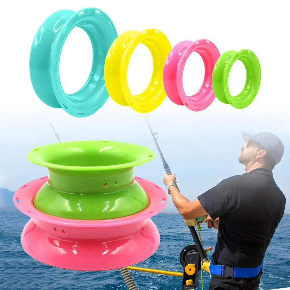 Fishing  Gear Trace Wire Protable Handle Wheel Winding Line Board Large Wire Plate Fishing Winding Coil