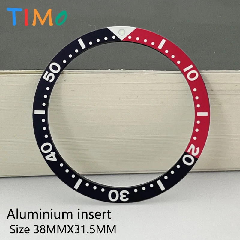 Premium 38x31.5mm Aluminum Bezel Insert