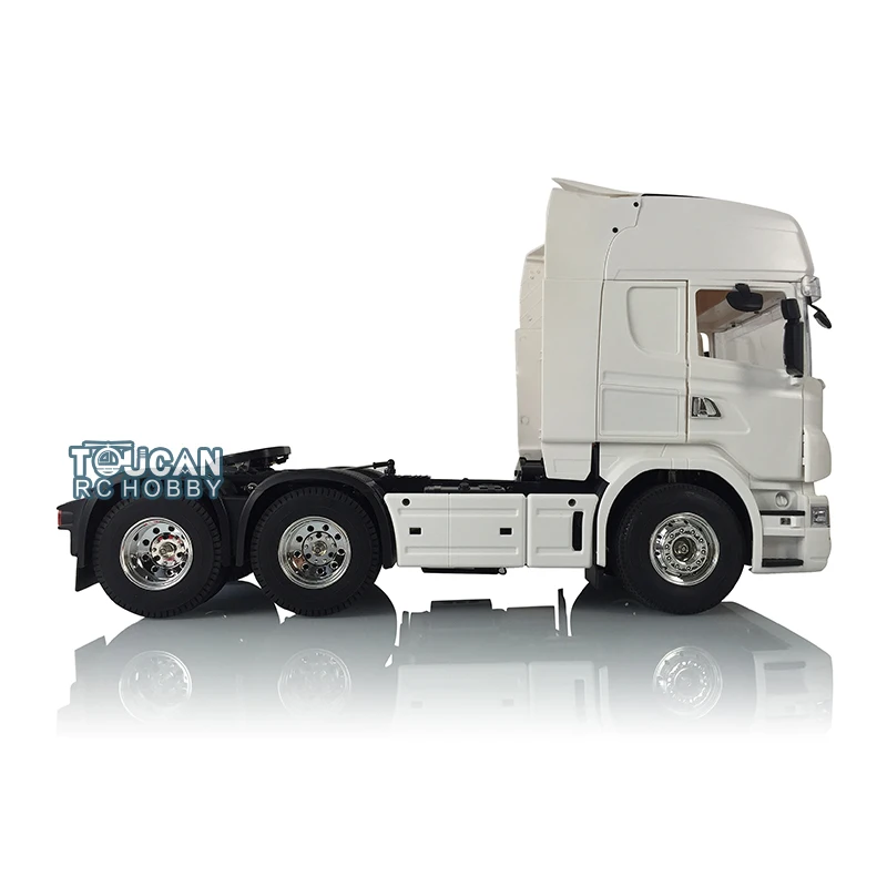 Gifts RC Hobby 1/14 Highline 6*4 3Axles Tractor Truck KIT Motor Model Car Vehicle Boy Outdoor Toys TH16855-SMT2 4