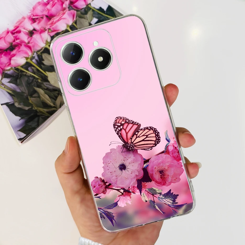 Luxury Painted Clear Silicone Phone Case - Soft Protective Cover