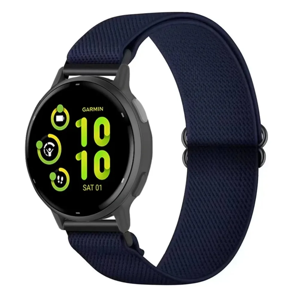 Breathable Nylon Wristband, 20/22mm Adjustable Strap