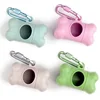 Pet Dog Poop Bag Bone Shape Dispenser Waste Garbage Carrier Holder Dispensers Poop Bag Dogs Trash Cleaning Tool Dog Pet Products 2