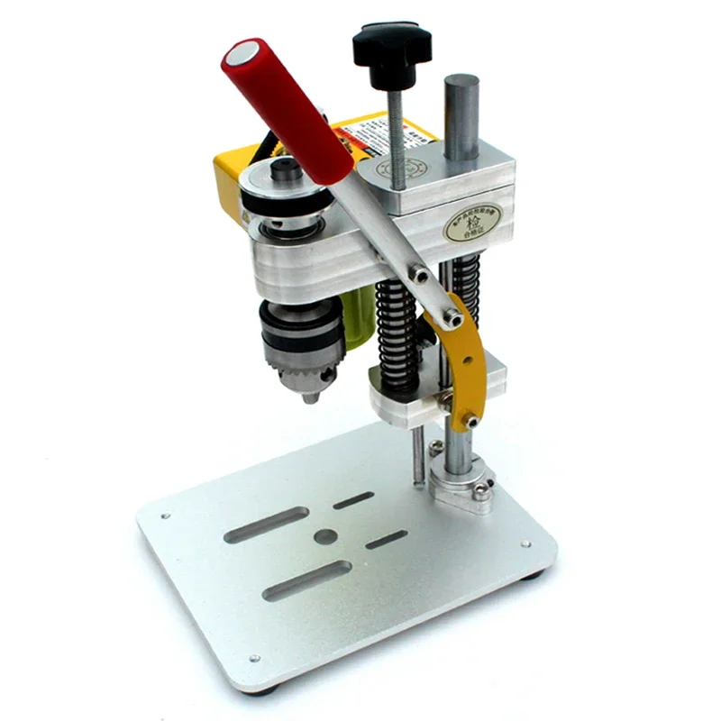 

Mini Drill Press Precision Table Drilling Machine Portable Benchtop Driller CNC 795 Motor B10 Chuck Metal Wooden DIY Crafts Tool