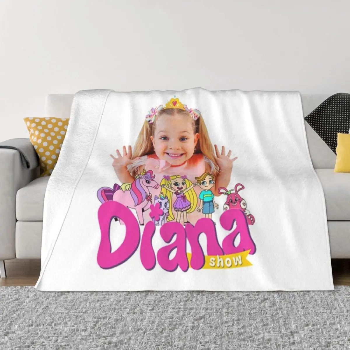 

The Kids Diana Show Throw Blanket for winter heavy to sleep Large Blankets