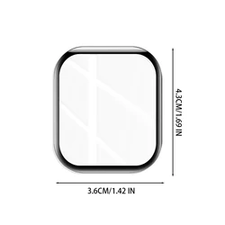 Premium 3D Curved Screen Protector Film for Smartwatch - Anti - Scratch Protective Cover (1 - 5 Pack) (For Honor Watch X5i)