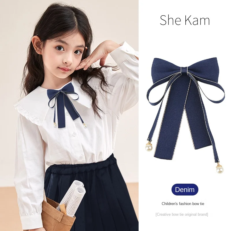 Children's Bow Tie Boy Girl Baby Red ID Photo Performance Suit Dress Shirt Pin Tie