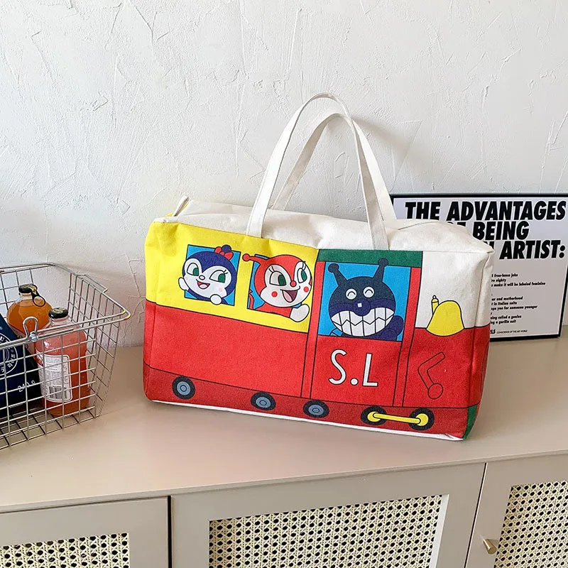 Korean Mommy Bag Kindergarten Quilt Cloths Storage Bag Canvas Waterproof Organizer Outdoor Travel Large Capacity Luggage canvas storage bag
