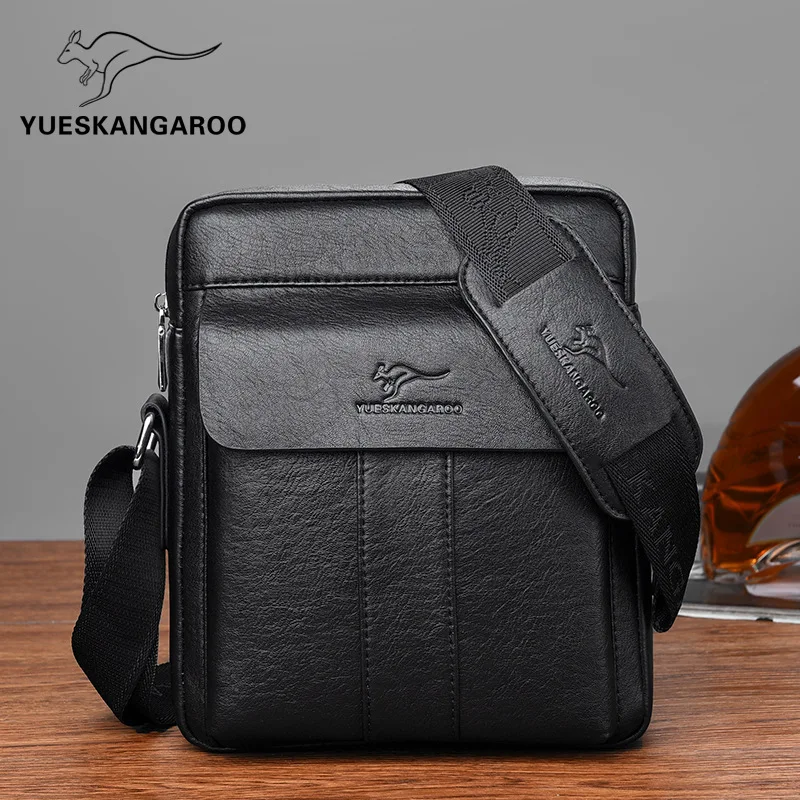 Shoulder Crossbody Bags Man Leather Bag For Men PU Leather Male