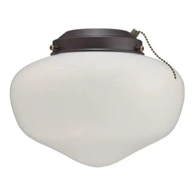 

7784600 LED Schoolhouse Ceiling Fan Light Kit, Damp Location
