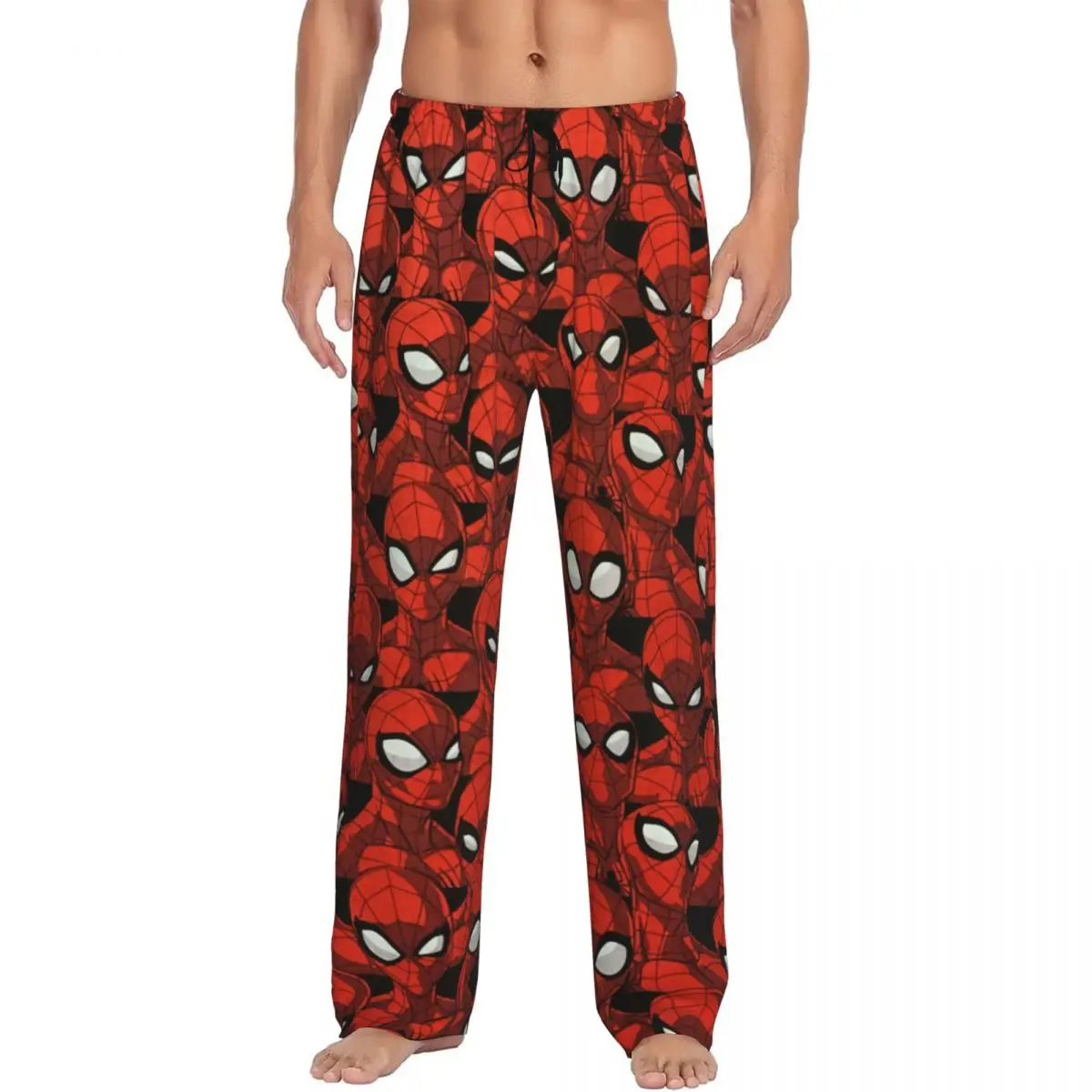 Mens Sleep Shorts Animated Anime Spider Man Pajama