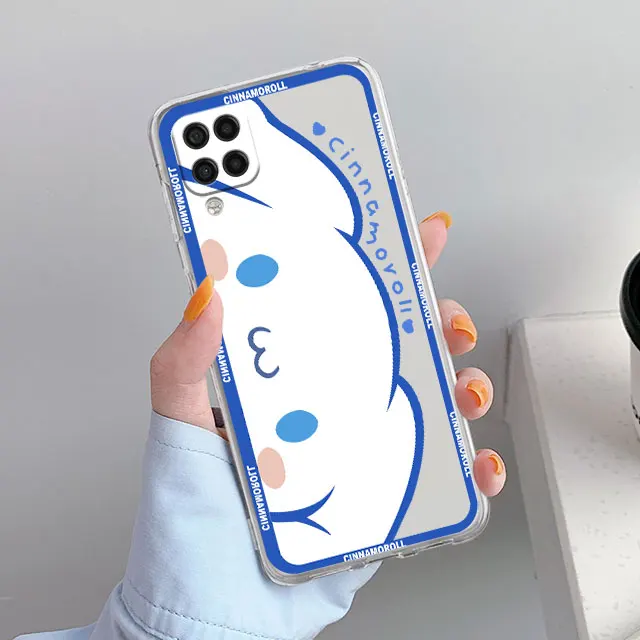 thumbnail image 1 of Kuromi Hello Kitty Cinnamoroll Cute Clear Case For Samsung Galaxy A52 A12 A51 A32 A21s A71 A34 A22 50 A70 A24 A72 5G Phone Cover, 1 of 5