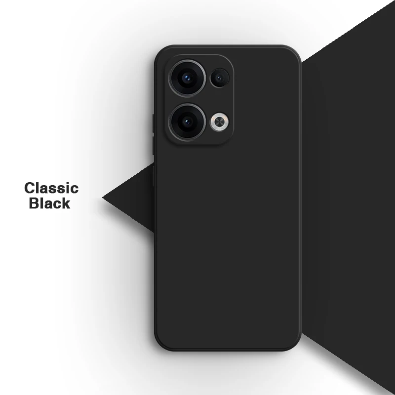 Premium Soft Square Liquid Silicone Candy Case Cover - High Quality Simple Mobile Back Shell