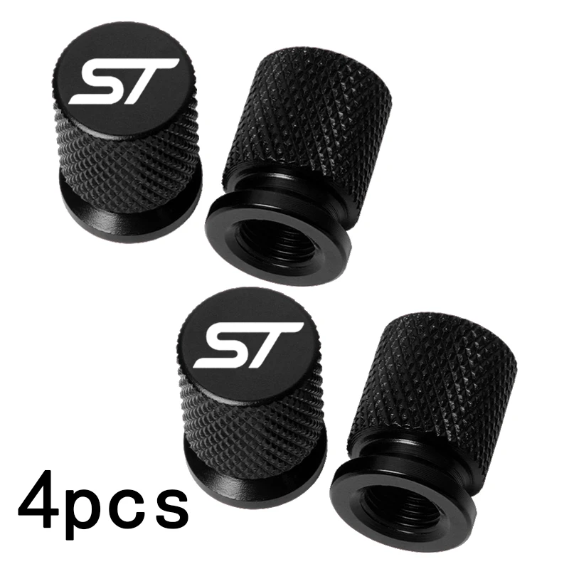 4 stücke Für Ford ST FOCUS 2 3 Mondeo Fiesta Kuga MK2 MK3 MK4 Auto Rad Reifen Ventil Kappen Reifen Stem abdeckungen Airdust Wasserdicht – Detail 2