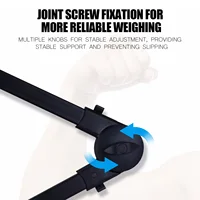 Microphone spring-free microphone cantilever stand live broadcast stand with built-in cable management clip desktop stand 2