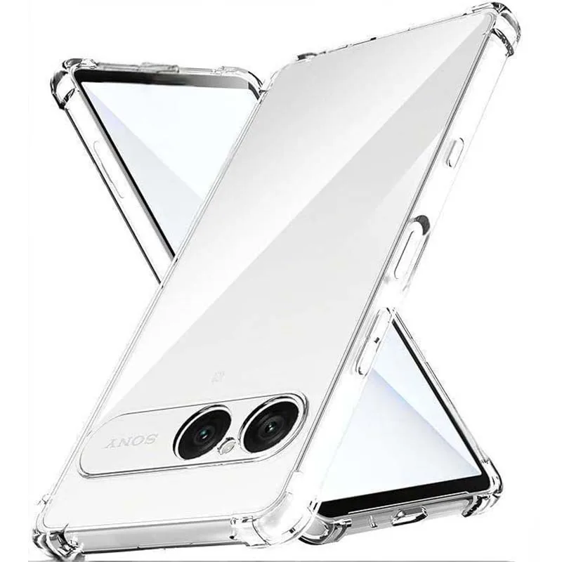 TPU Transparent Shockproof Protective Bumper Case with Reinforced Corners