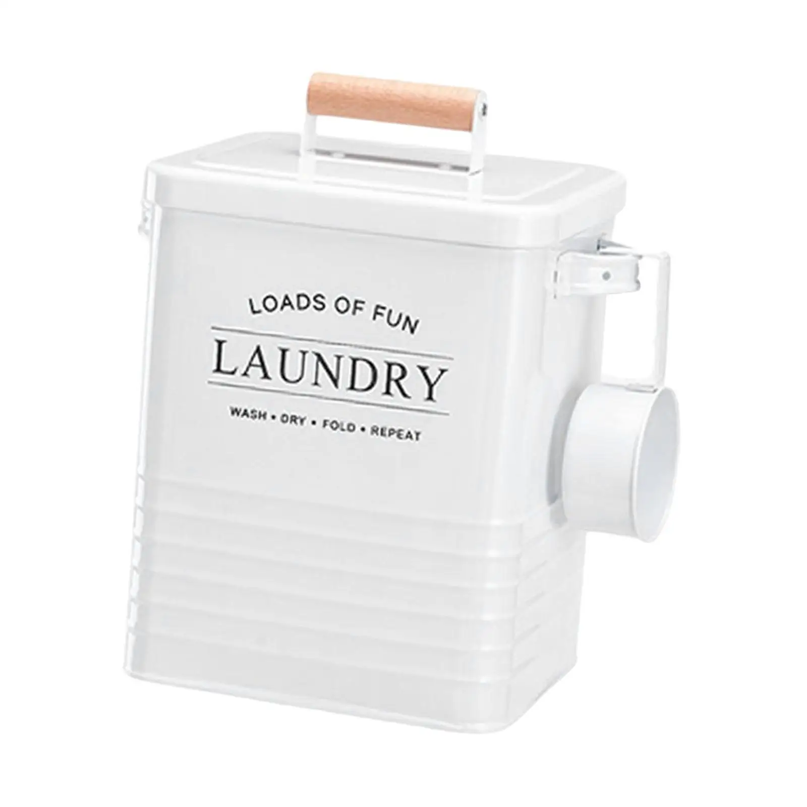 Laundry Powder Storage Farmhouse Decor Multifunctional Grain Rice Pet Food Organizer Aesthetic Portable Storage Bin
