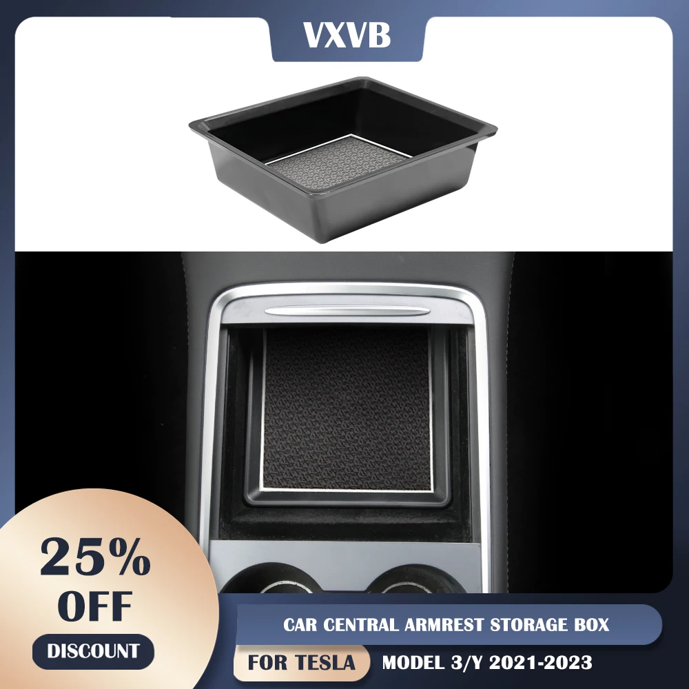 

Центральный ящик для хранения Tesla Model 3 Y 2021 2022, центральный органайзер для консоли, центральный подлокотник, аксессуары для интерьера