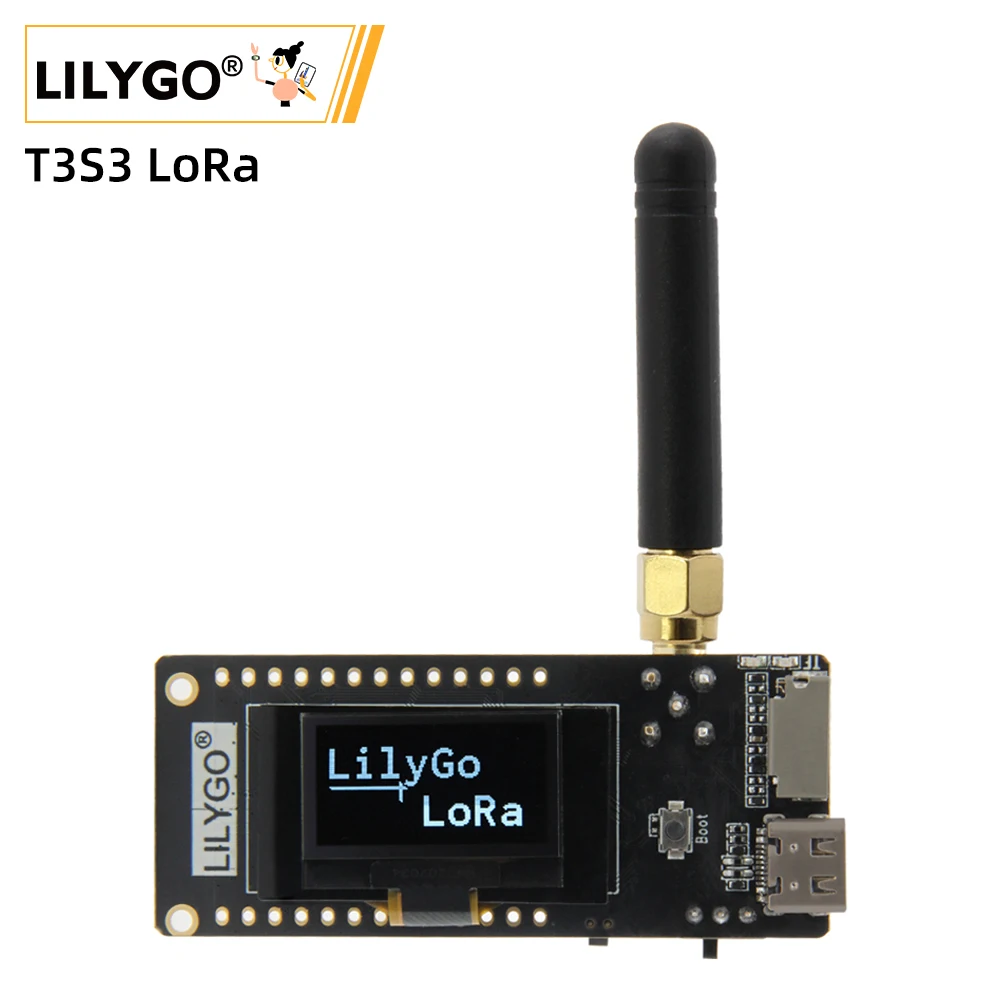 Lilygo® T3s3 V1.0 Esp32-s3 Lora Sx1280 2.4gplaca de Desenvolvimento Wifi Módulo sem Fio Bluetooth 0.96 Polegada Oled Display Tipo-c