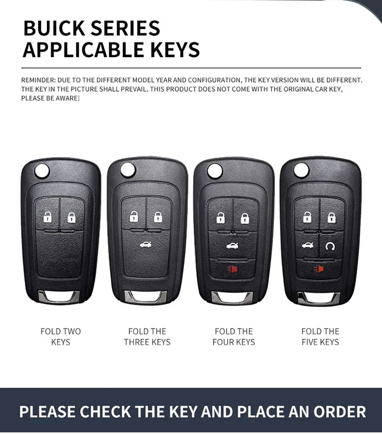 Zinc Alloy Leather Car Key Case Cover Fob For Buick Lacrosse Encore GL8 Regal Rendezvous Skylark For Chevrolet Camaro Cruze Trax key case,key case cover,car key shell,remote control case cover