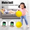 Silent basketball Size 7 Squeezable Mute Bouncing Basketball Indoor Silent Ball Foam Basketball 24cm Bounce Football Sports Toys 3