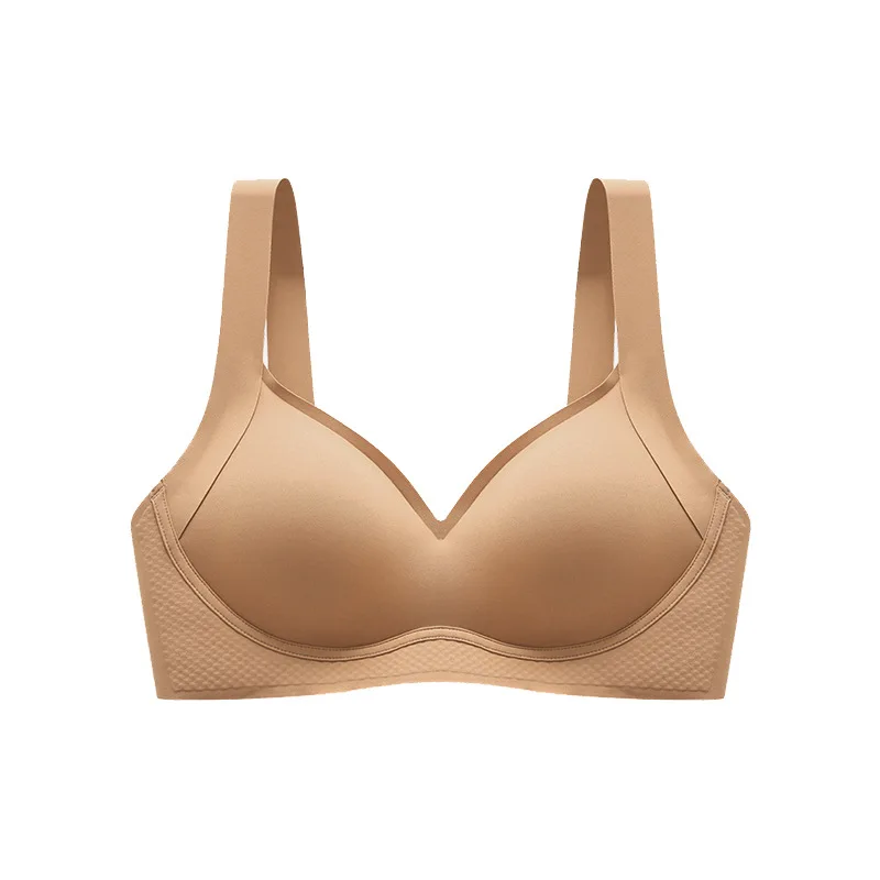 Icool French Luxury Seamless Underwear Ladies Latex Bra Comfortable Sleep Panties Set For Women