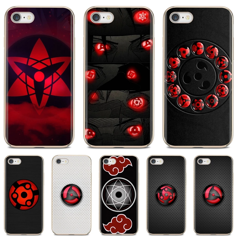 Silicone Shell Case For LG G5 G6 G7 Q6 Q7 Q8 Q9 V10 V20 V30 X Power 2 3 Spirit G2 G3 G4 Mini Naruto Sasuke Sharingan Eyes |