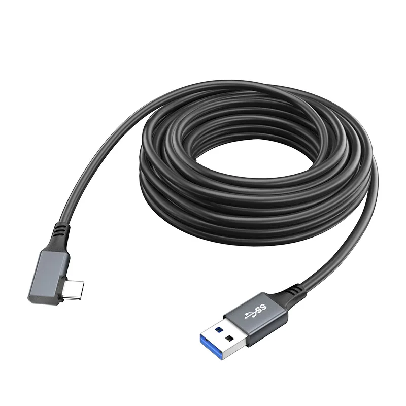 USB C Cable for Oculus Quest 2 Link Cable USB3.2 Right Angle Type A