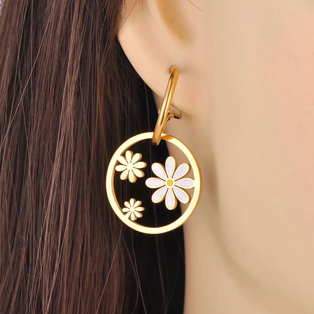 JeeMango Edelstahl-Ohrringe mit 18 Karat vergoldeter Biene, Tiermotiv, für Damen, modisch, luxuriös, Bienen, schlichtes Design, beliebter Schmuck E26072 – Detail 14