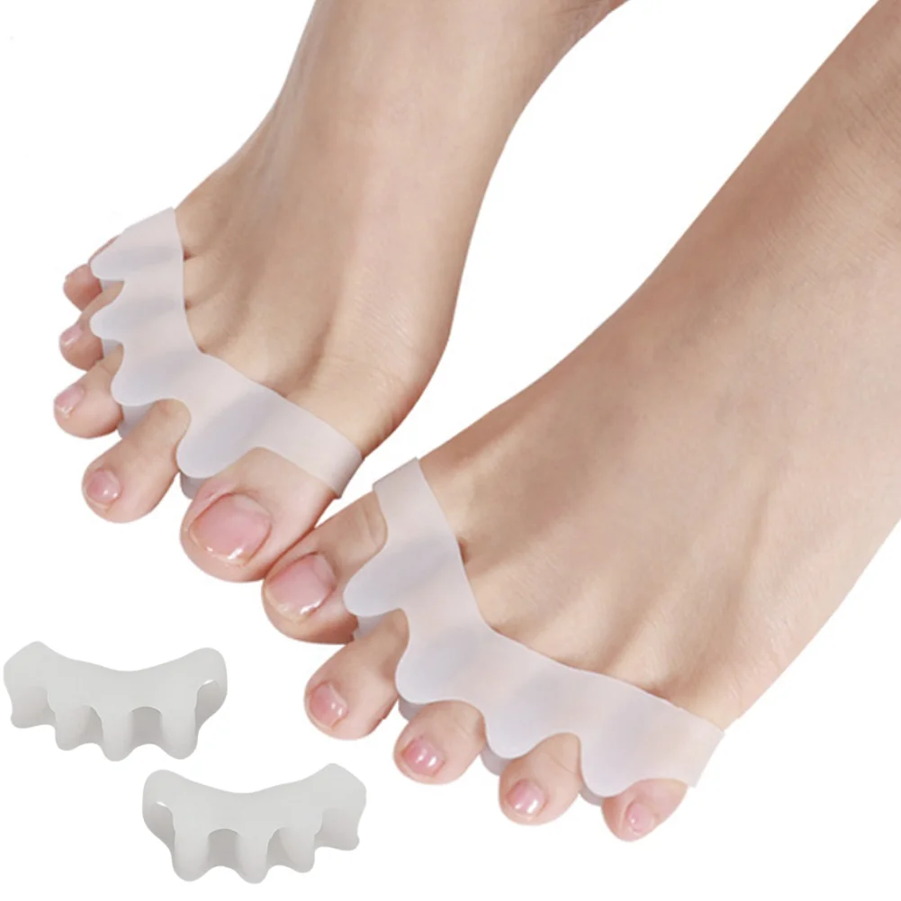 1Pair Toe Spreader Toe spacers Corrector Finger Separator Thumb Valgus Protector Bunion Overlapping Hammer Foot Corrector Toe Separator Toe Corrector Hammer Toe Corrector