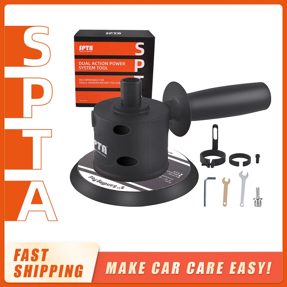 spta-dual-action-power-system-tool-dual-action-polisher-adapter-detailing-tool-for-for-5inch-m14-thread-rotary-polisher