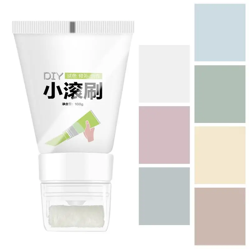 

Wall Repair Paint Small Portable Wall Painting Supplies For Quick And Environmental Renovation Rolling Brush For Bedroom Kitchen