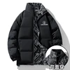 Winter New Volcom Men's and Women's Down Cotton Jacket Double sided Skiing Outdoor Couple Leisure Coat Cotton Jacket 1