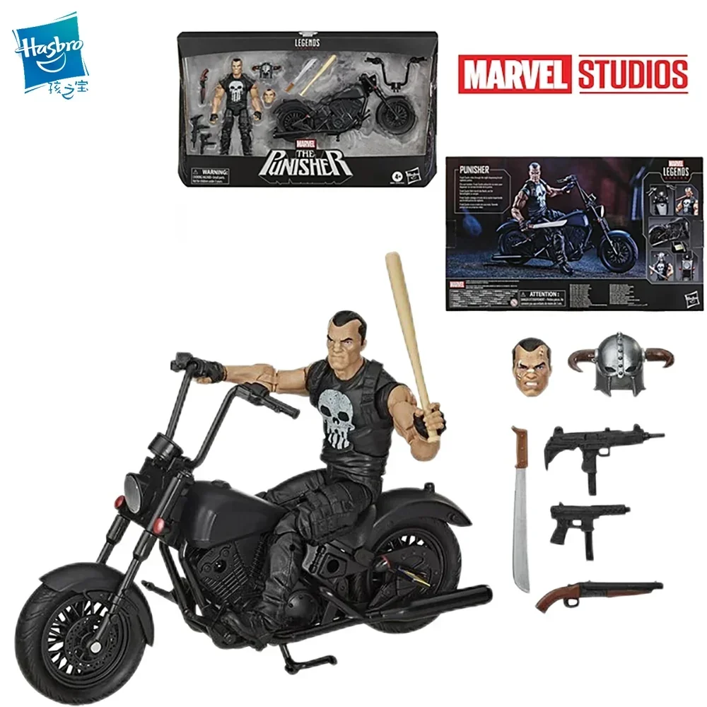 

Hasbro Marvel Legends Series New Spot The Punisher Motorcycle Suit 16Cm Action Figure Children's Toy Gifts Collect Toys