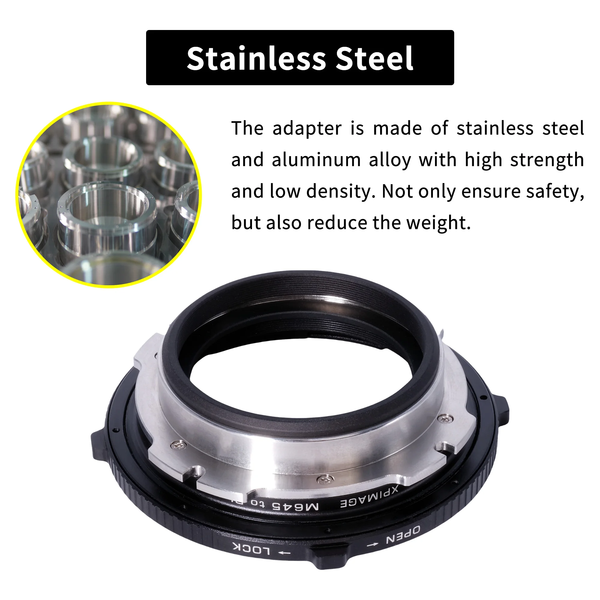 MAMIYA4眼アダプター M645-Nik Z Lens Mount Adapter Ring for Mamiya 645 series