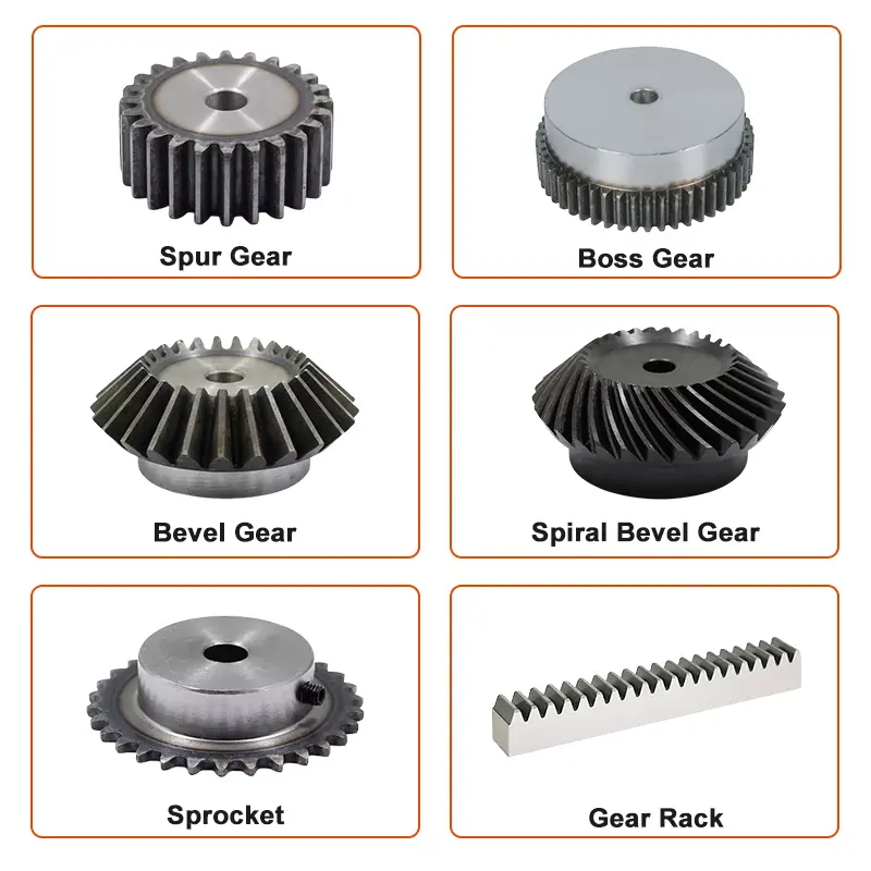 1 Module Spur Gear 1M 17 Teeth/18 Teeth/19 Teeth/20 Teeth Standard Hole 6/6.35/8/10mm Precision 45# Steel Motor Boss Gears image 6