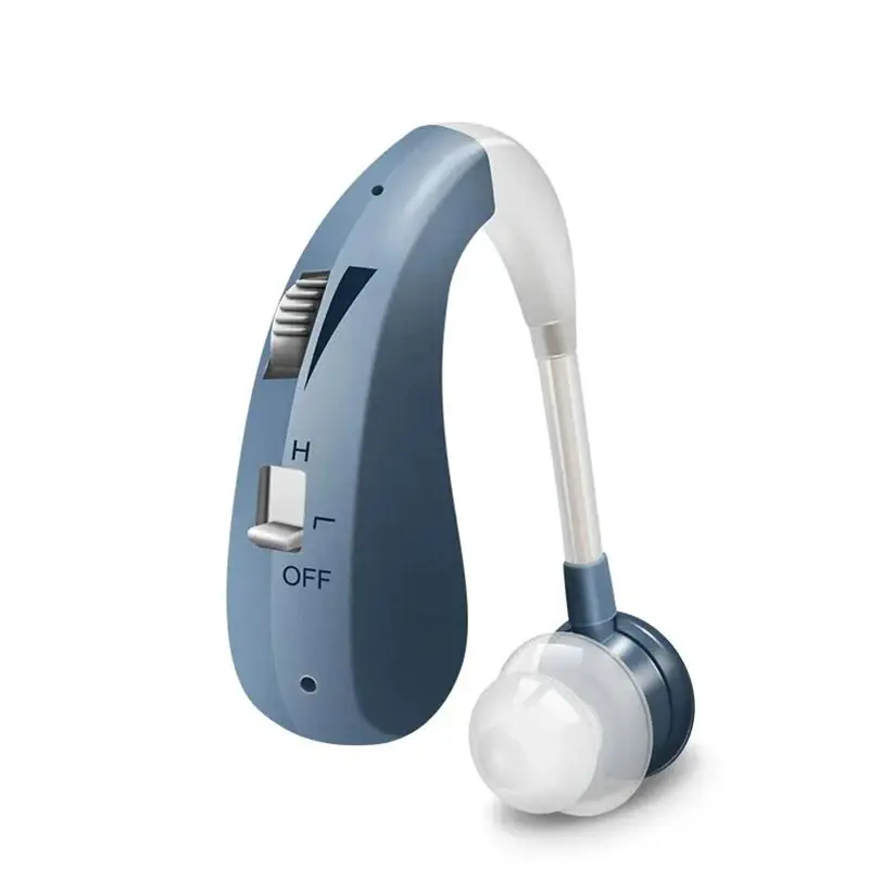 New Compact Lightweight Single Rechargeable Headphones Noise Cancelling Feature Ear-hook Earbuds Suitable For The Elderly - Image 12