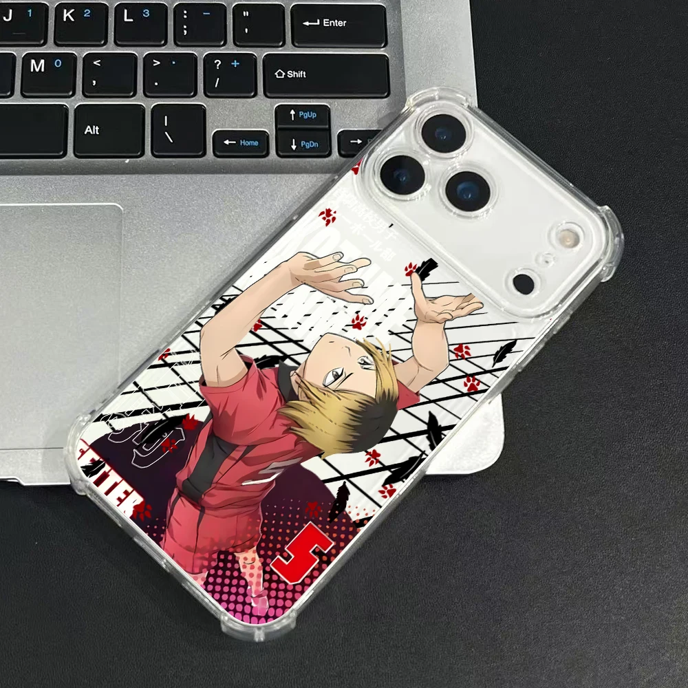 Vibrant Haikyuu Anime Shockproof Phone Case - Durable Protective Cover