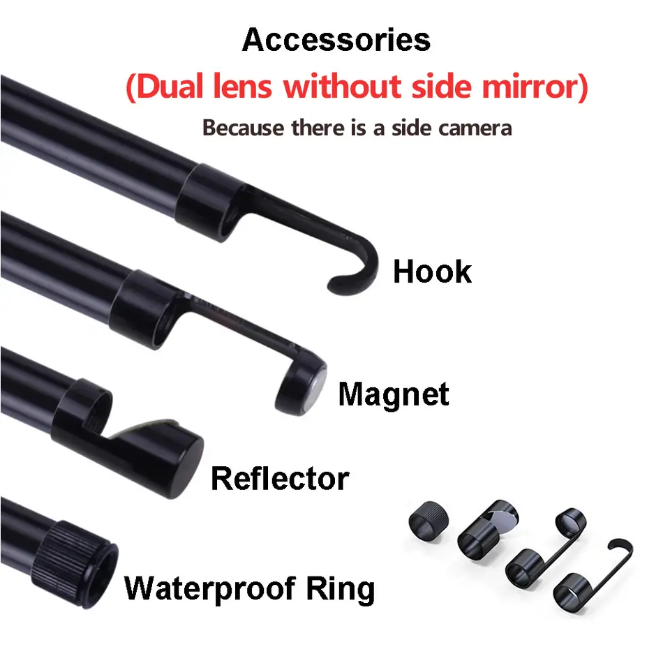 HD1920P Endoscope Inspection Camera Type-C Mini Inspection Camera IP67 Car Sewer Pipeline Borescope for Android IOS iphone image 4