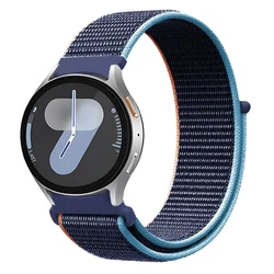 Ultra-Comfort Nylon Watch Strap - Soft, Durable Bracelet Wristband for Galaxy Watch 6 (Deep navy blue)