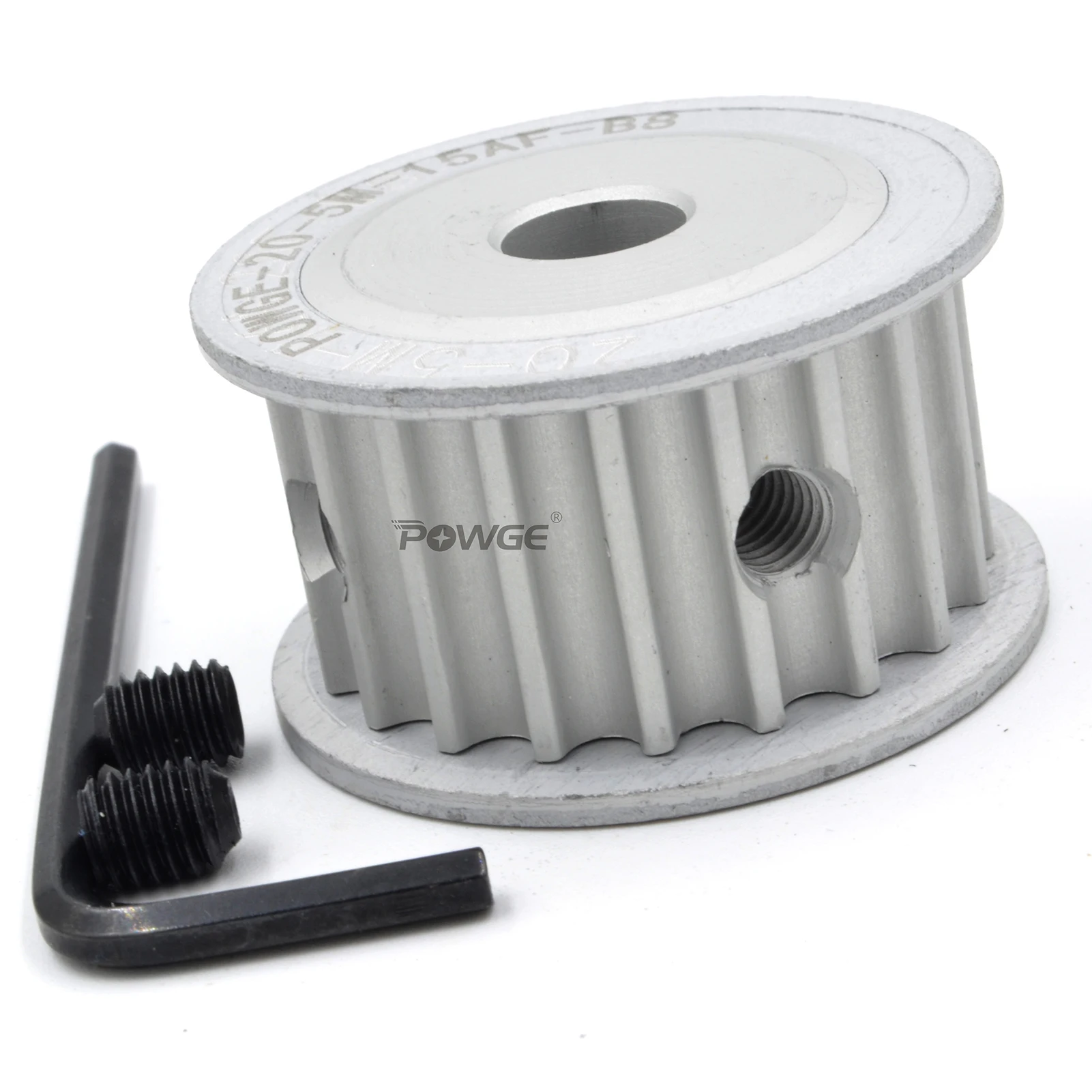 POWGE 19 20 teeth HTD 5M Timing Pulley AF Bore 5/6/6.35/7/8/10/12/12.7/14/15/16/17/18 HTD5M belt width 10/15/20/25mm 19T 20T
