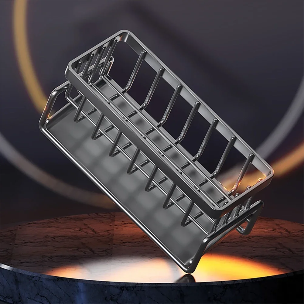 Sink Drain Rack Kitchen Stainless Steel Sponge Storage Faucet Holder Soap Drainer Towel Rack Shelf Organizer Kitchen Accessories