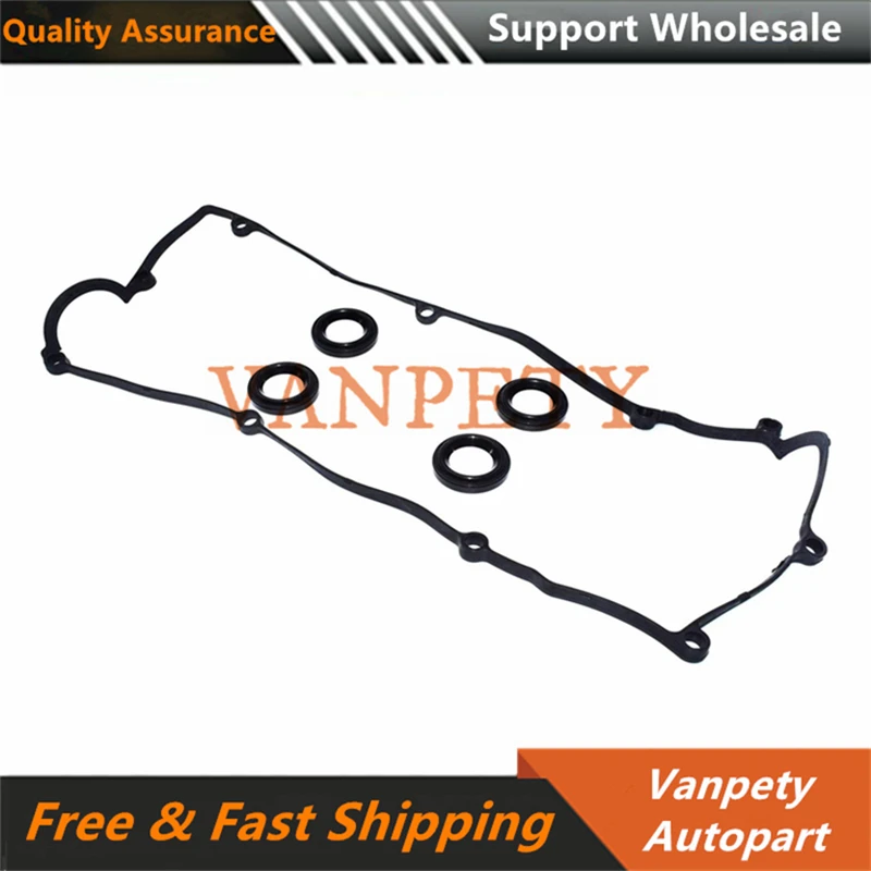 1SET Engine Valve Cover Gasket Seal for Hyundai Accent 1.6L DOHC L4 16V