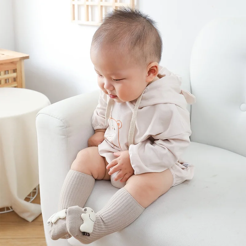 Kids Non Slip Socks For Baby Newborn Cute Cartoon Animal Doll Baby Socks Infant