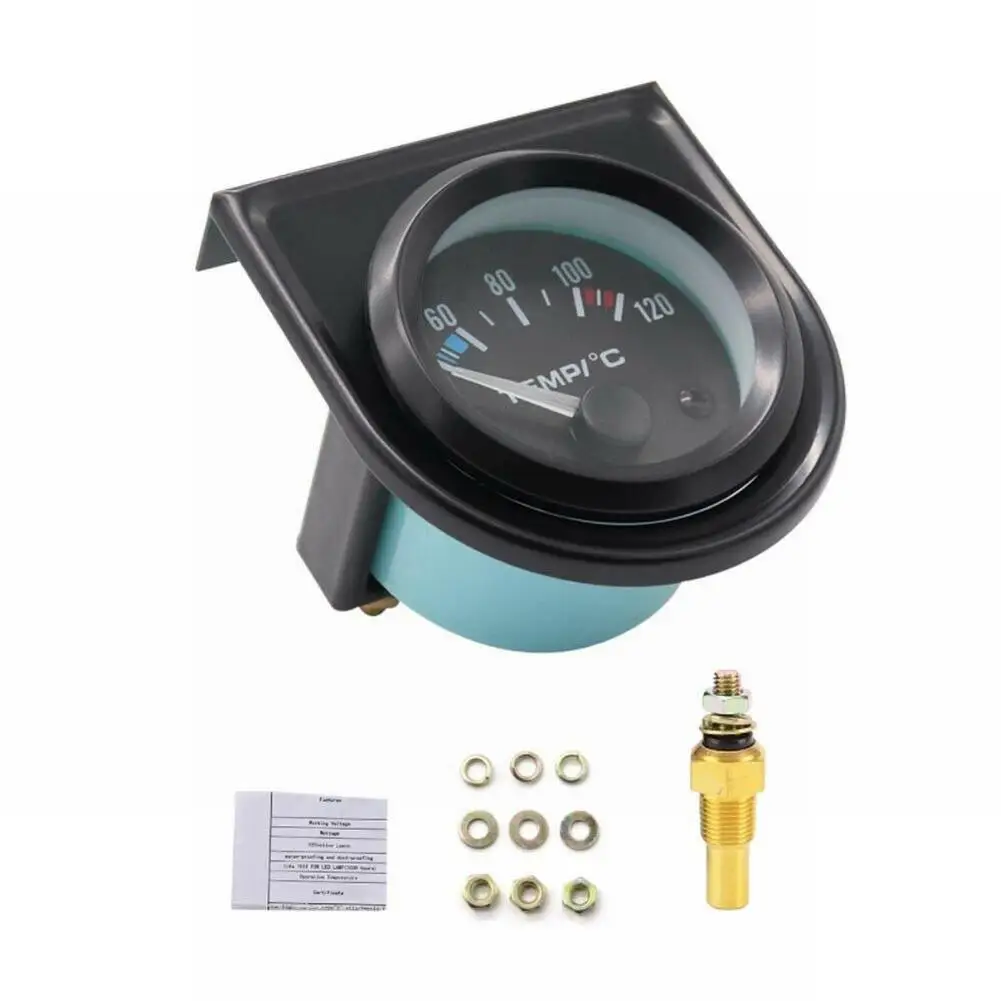 게이지 온도 게이지 정원 실내 주방 사무용품 부품 교체 1 Pc 1/8 NPT 12V DC 40-120 ℃