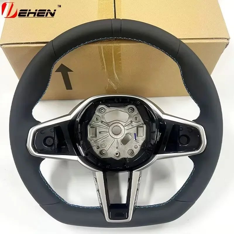 BMW G05 G06 G01 G02 G30 G32 G11 G12 F90 M5 M8 G14 G15 G16 F95 F96 F97용 M 시리즈 스티어링 휠 자동차 액세서리