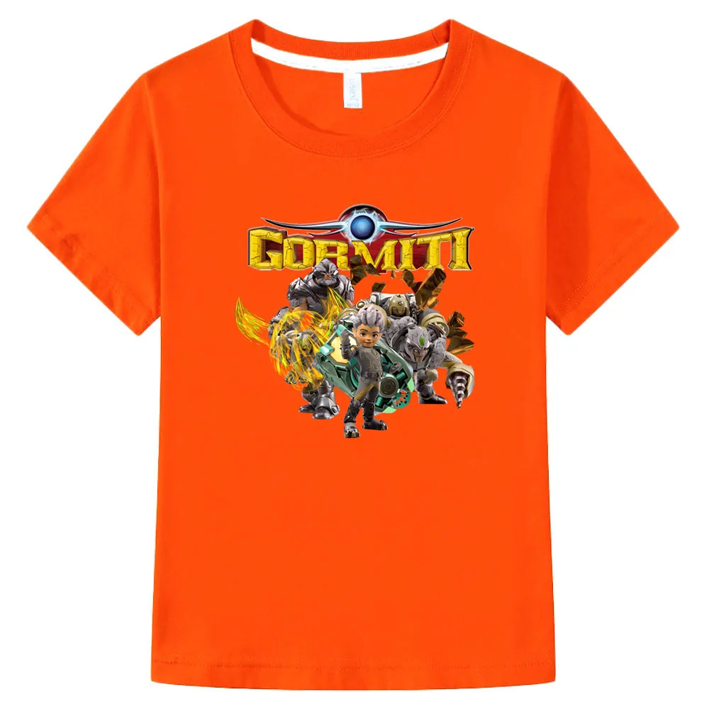 Gormiti T Shirts Children Summer Clothing Baby Boys Tees Game Tops
