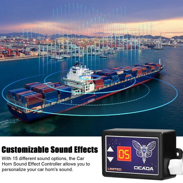 Controller Clacson Auto/Moto 25 Toni | Impermeabile IP66, DC12-24V, Con Effetti Sonori Musicali - Foto 4