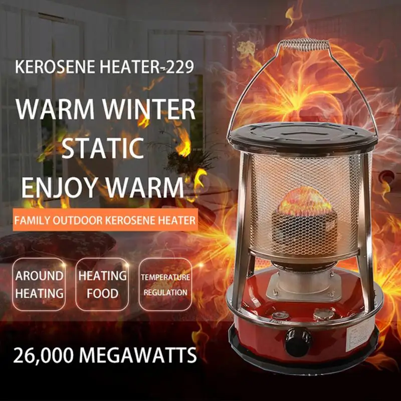 Portable Heater Kerosene Heaters For Indoor Non-Electric Warmer  Multi-function Handheld Kerosene Heating Stove For Camping 2023 - AliExpress