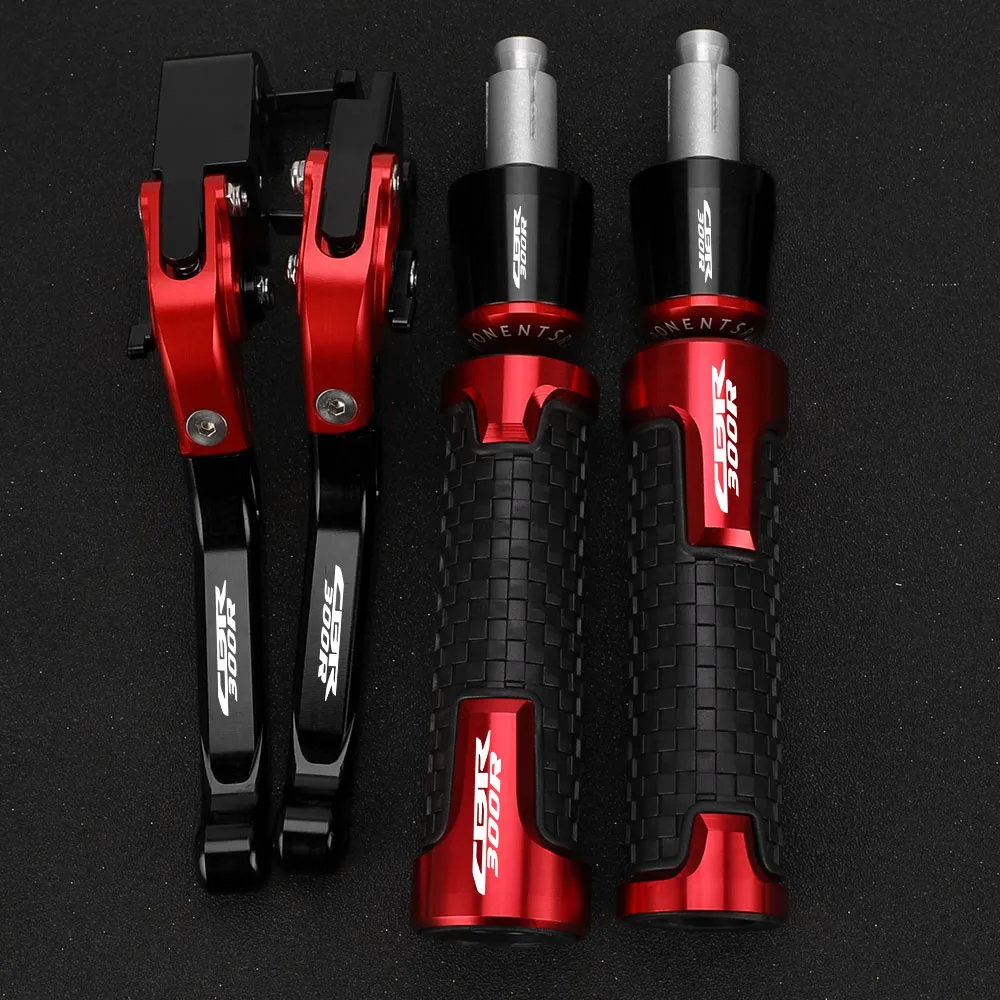 

Motorcycle Adjustable Brake Clutch Levers Handlebar Handbar Ends Grips For Honda CBR300R CBR 300R 300 R 2014 2015 2016 2017 2018